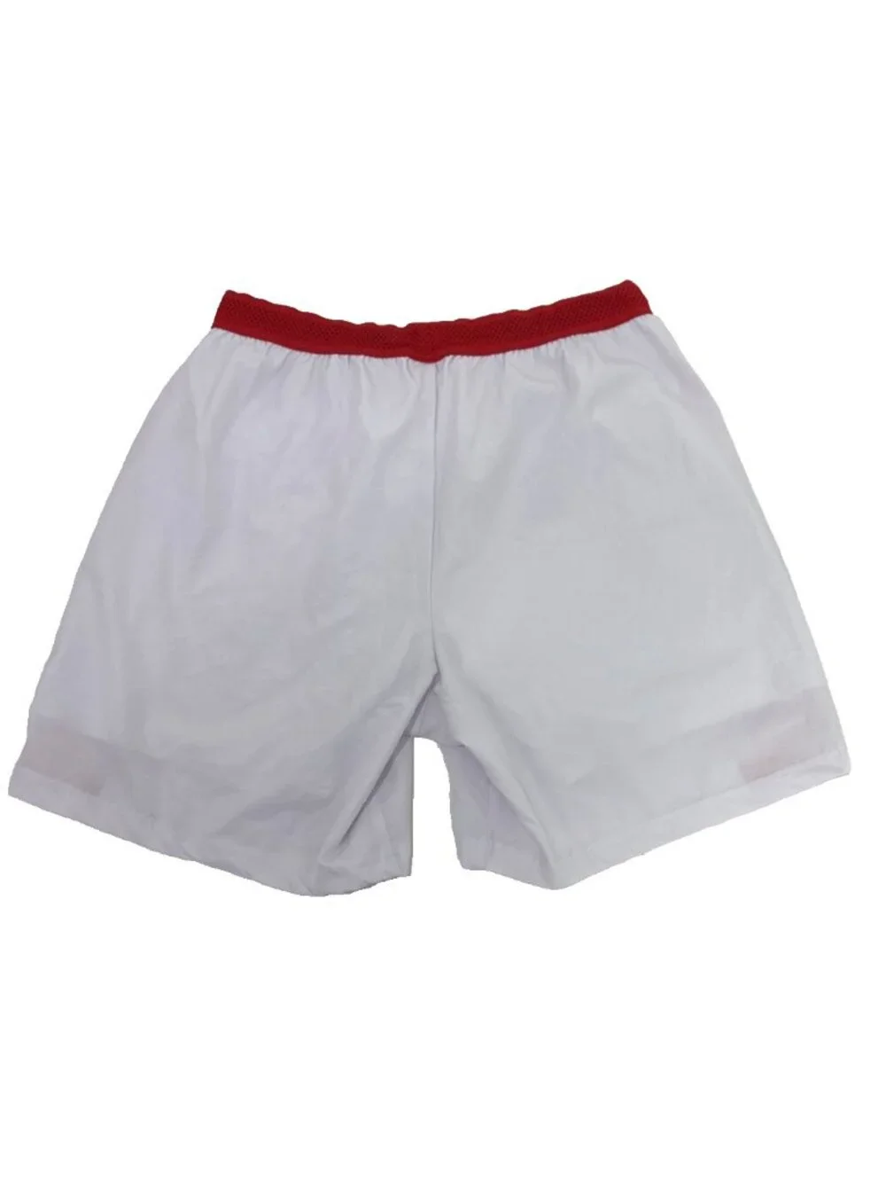 Bang Energy Drink Shorts White Red Running Elastic Waist Zip Pockets Mens XL